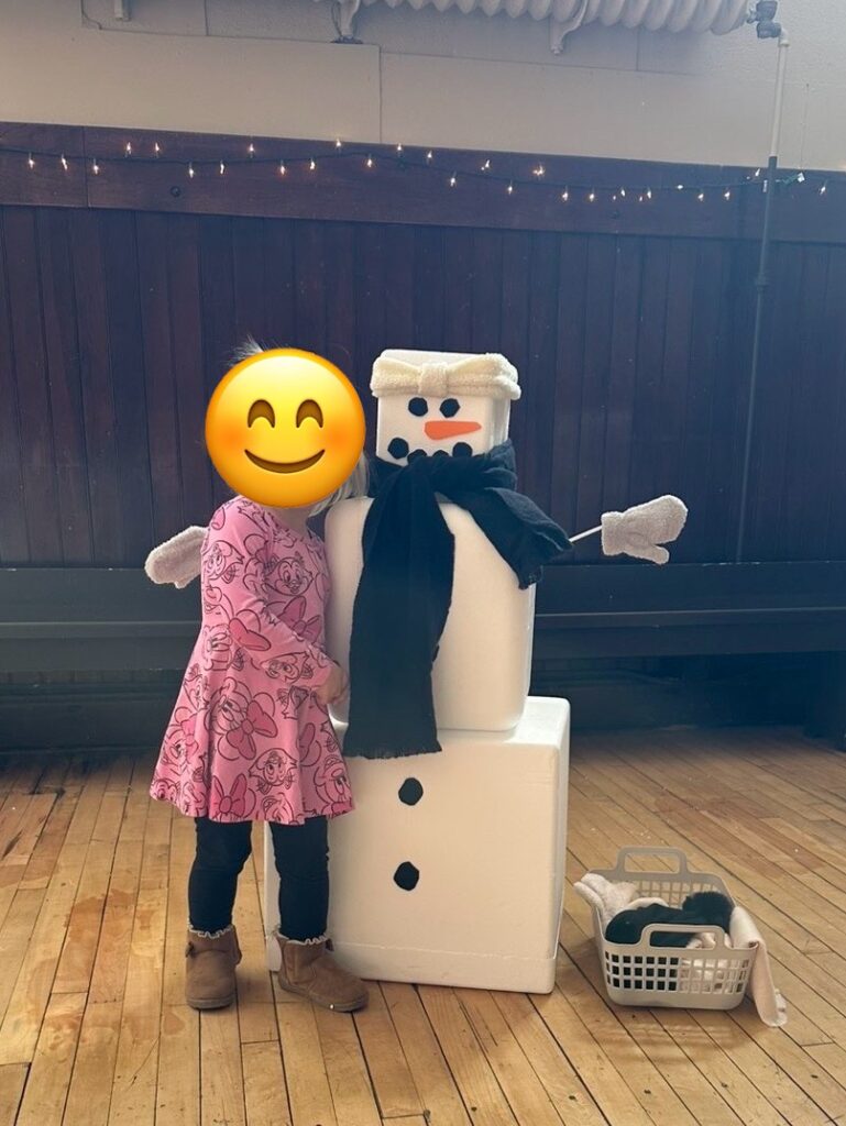 Dress the snowman