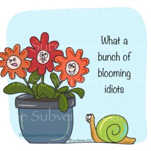 Blooming Idiots Magnet
