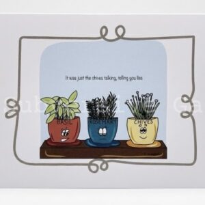 Chives Notecard