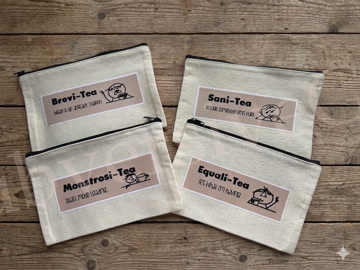 Tea Cosmetic Bags